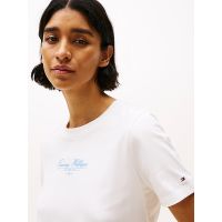 Γυναικείο T-shirt Λευκό Tommy Hilfiger WW0WW45428-YBL