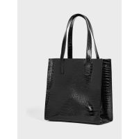Γυναικεία Reptcon Τσάντα Κροκό Μαύρη Ted Baker 253519-BLACK