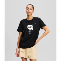 Γυναικείο Ikon Aquarelle K T-shirt Μαύρο Karl Lagerfeld A1W17130-999 Black
