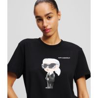 Γυναικείο Ikon Aquarelle K T-shirt Μαύρο Karl Lagerfeld A1W17130-999 Black