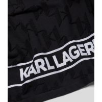 Unisex K/Essential Logo Πετσέτα Μαύρη Karl Lagerfeld A1W43001-999 BLACK