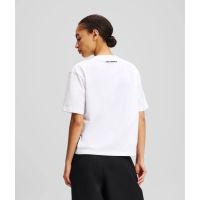 Γυναικείο Signature T-shirt Λευκό Karl Lagerfeld A2W17104-100 White