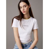 Γυναικείο Slim T-shirt Λευκό Calvin Klein J20J225252-YAA