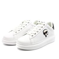 Γυναικεία Δερμάτινα Sneakers Λευκά Karl Lagerfeld KL62530N-011 WHITE