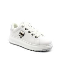 Γυναικεία Δερμάτινα Sneakers Λευκά Karl Lagerfeld KL67530-01S WHITE