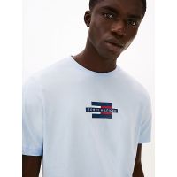 Ανδρικό Flag Box T-shirt Γαλάζιο Tommy Hilfiger MW0MW38636-C1O
