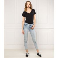 Γυναικείο Slim T-shirt Μαύρο Calvin Klein J20J213716-BAE