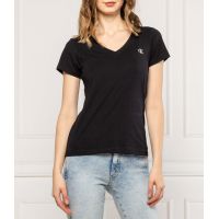 Γυναικείο Slim T-shirt Μαύρο Calvin Klein J20J213716-BAE