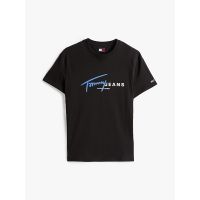Ανδρικό T-shirt Μαύρο Tommy Jeans DM0DM20817-BDS