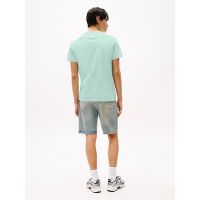 Ανδρικό T-shirt Μέντα Tommy Jeans DM0DM21188-L6V