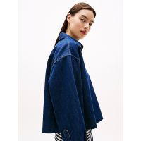 Γυναικείο Cropped Τζιν Πουκάμισο Navy Μπλε Tommy Jeans DW0DW20567-1BK