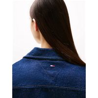 Γυναικείο Cropped Τζιν Πουκάμισο Navy Μπλε Tommy Jeans DW0DW20567-1BK