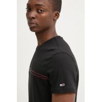 Ανδρικό T-shirt Μαύρο Tommy Jeans DM0DM20779-BDS
