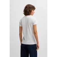 Γυναικείο C_Elogo 5 T-Shirt Λευκό Boss 50501139-100