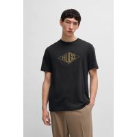 Ανδρικό Dalendi T-Shirt Μαύρο Hugo 50534934-001