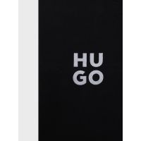 Unisex Stacked Logo Πετσέτα Θαλάσσης Μαύρη Hugo 50535803-001