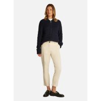 Γυναικείο Παντελόνι Κρεμ Tommy Hilfiger WW0WW45920-Z00