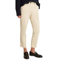 Γυναικείο Παντελόνι Κρεμ Tommy Hilfiger WW0WW45920-Z00