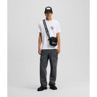 Ανδρικό Monogram T-shirt Λευκό Karl Lagerfeld Jeans A2M17072-100 WHITE