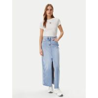 Γυναικείο Slim T-shirt Λευκό Tommy Jeans DW0DW20316-YBL