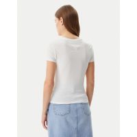Γυναικείο Slim T-shirt Λευκό Tommy Jeans DW0DW20316-YBL