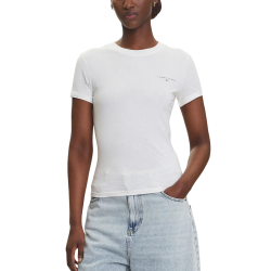 Γυναικείο Slim T-shirt Λευκό Tommy Jeans DW0DW21164-YBH