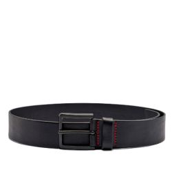 Ανδρική Δερμάτινη Gionio Ζώνη Μαύρη Hugo 50385358-001