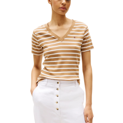 Γυναικείο T-shirt Καφέ Tommy Hilfiger WW0WW40584-0BN