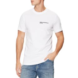 Ανδρικό Slim T-shirt Λευκό Karl Lagerfeld Jeans A1M17003-100 WHITE