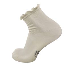 Γυναικείες Karsyn Lettuce Edge Κάλτσες Λευκές UGG 1125531-WHT
