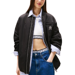 Γυναικείο Bomber Μπουφάν Μαύρο Tommy Jeans DW0DW21629-BDS