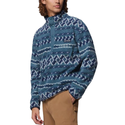 Ανδρικό Helvetia II Printed Half Snap Fleece Μπλε Columbia 2098461-429