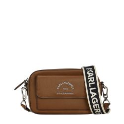 Γυναικεία K/Rsg Τσάντα Χιαστί Καφέ Karl Lagerfeld A3W30317-1UR DARK TAN