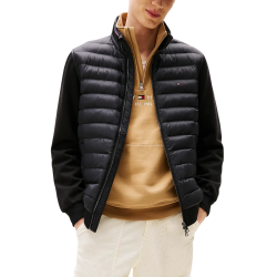 Ανδρικό Μπουφάν Μαύρo Tommy Hilfiger MW0MW41329-BDS