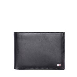 Ανδρικό Δερμάτινο Eton Πορτοφόλι Μαύρο Tommy Hilfiger AM0AM00651-002