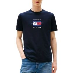 Ανδρικό T-shirt Navy Μπλε Tommy Hilfiger MW0MW41338-DW5
