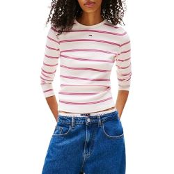 Γυναικεία Μακρυμάνικη Μπλούζα Off White Tommy Jeans DW0DW17387-0FB