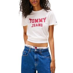 Γυναικείο T-shirt Λευκό Tommy Jeans DW0DW21966-YBL
