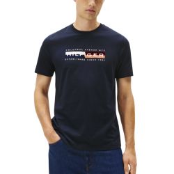 Ανδρικό T-shirt Navy Μπλε Tommy Hilfiger MW0MW40014-DW5