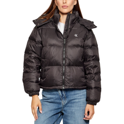 Γυναικείο Puffer Μπουφάν Μαύρο Calvin Klein LV047D501G-UB1