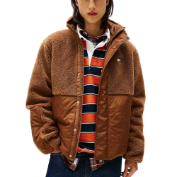 Ανδρικό Teddy Μπουφάν Καφέ Tommy Jeans DM0DM22066-GVP