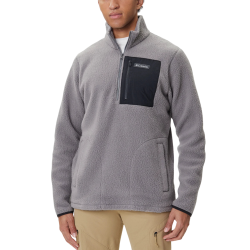 Ανδρικό Jasper Ridge Pebbled Half Zip Fleece Γκρι Columbia 2142411-023