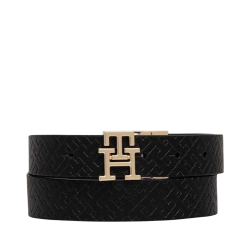 Γυναικεία Δερμάτινη Ζώνη Μαύρη Tommy Hilfiger AW0AW18019-0GJ