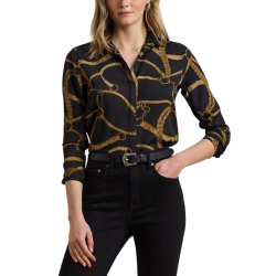 Γυναικείο Kristy Πουκάμισο Μαύρο Ralph Lauren 200970823001-001