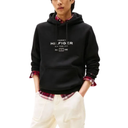 Ανδρικό Φούτερ Μαύρο Tommy Hilfiger MW0MW40864-BDS