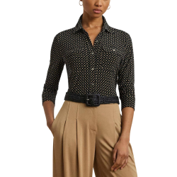 Γυναικείο Corwin Πουκάμισο Μαύρο Ralph Lauren 200971090001-001