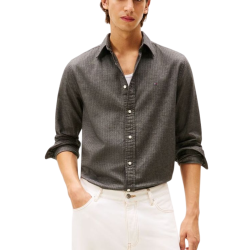Ανδρικό Πουκάμισο Γκρι Tommy Hilfiger MW0MW40475-PR2