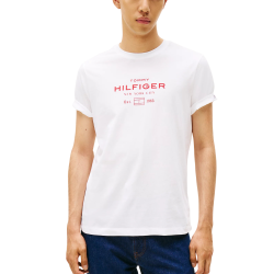 Ανδρικό T-shirt Λευκό Tommy Hilfiger MW0MW40002-YBR