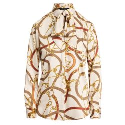 Γυναικείο Kristy Πουκάμισο Εκρού Ralph Lauren 200979807001-100