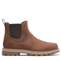 Ανδρικά Δερμάτινα Britton Road Chelsea Μποτάκια Καφέ Timberland TB0A6A4W-EM5